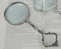 Nickel Plated Magnifying Glass